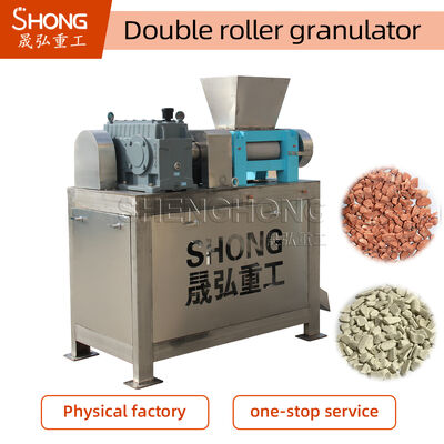 22kw Power Double Roller NPK Fertilizer Machine with 2.5-3.5 Ton Per Hour Capacity and Carbon Steel Construction