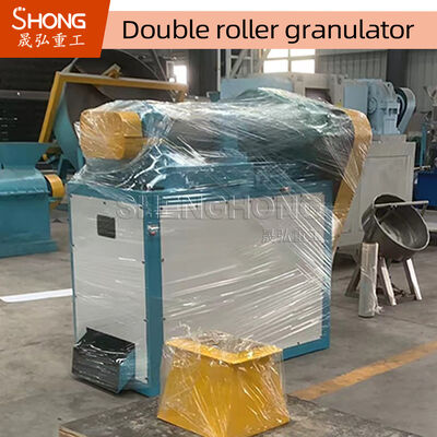 3 Tph Capacity Carbon Steel Double Roller Press Compound Fertilizer Granulator with 22KW Power