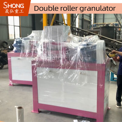 Double Roller Press Granulator for Compound Fertilizer Without Pollution 1-2 Tons Per Hour Carbon Steel Construction