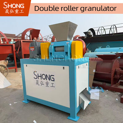 18.5KW Double Roller Granulator with 186*300mm Roller Size for 2%-8% Moisture Fertilizer Production