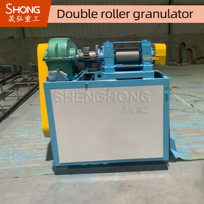 22KW Double Roller Fertilizer Granulator with Double Shaft Design and 95% Formation Rate