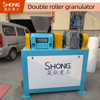 Double Roller Potash Fertilizer Granulator Machine with High Granulation Rate and Adjustable Speed