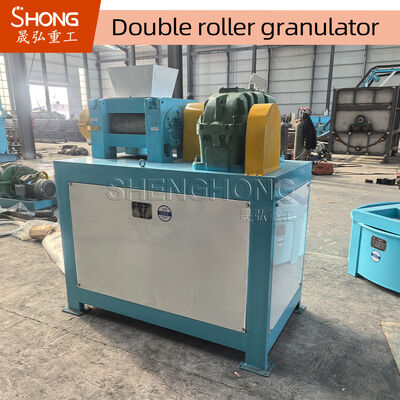 Dry Chemical Fertilizer Granulator Machine 2.5t/H Capacity 18.5kw Power Double Roller Extrusion Granulator with No Drying Technology