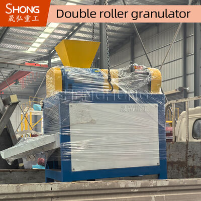 1-2t/h Capacity Double Roller Granulator for Easy Maintenance and Oval Shape Granules