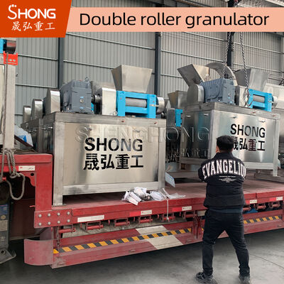 2%-5% Moisture Roller Granulating Machine for Compound Fertilizer with Easy Maintenance and 800kg Weight