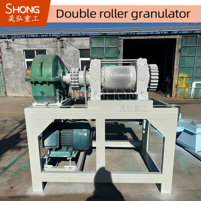 Double Roller Extrusion Granulator for Fertilizer with 1-4 t/h Capacity Dry Granulation Technology and ISO SGS BV Certification