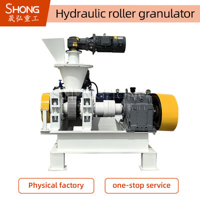 High Capacity 1-20t/h Double Shaft Hydraulic Fertilizer Briquetting Machine for Animal Chicken Manure with 3-6mm Granule Size