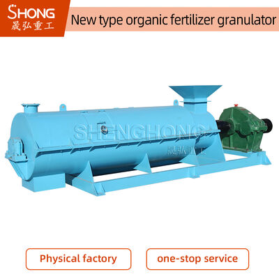 55kw Carbon Steel Organic Fertilizer Granulator Machine with 3-6t/h Capacity for Animal Manure