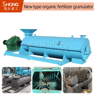 Organic Fertilizer Granulator Machine with 95% Granulation Rate Producing Nearly Ball Shape 1-5mm Particles