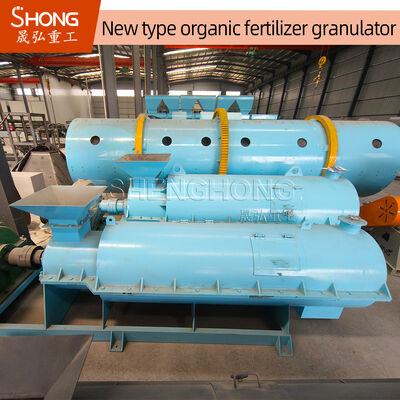 3-5ton/hour Carbon Steel Organic Fertilizer Granulator with 85% Granulation Rate