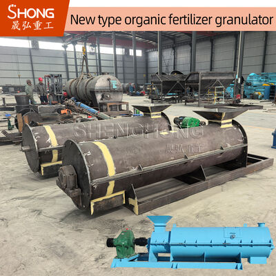Carbon Steel Organic Fertilizer Granulator Machine with 3-5 Ton/Hour Capacity for 20%-40% Moisture Straw Compost