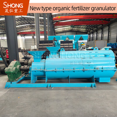Manure Processing Organic Fertilizer Granulator with 95% Pellets Forming Rate, Customized Color, and 30KW Power