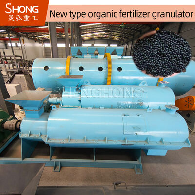Organic Fertilizer Granulator Machine for 100% Organic Content with 20%-40% Moisture and 12 Months Warranty