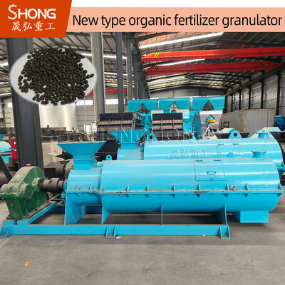 30-75kw Power 380 Voltage Organic Fertilizer Granulator for Spherical Granules Production