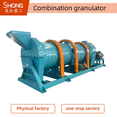 3-30mm Diameter Organic Fertilizer Granulator Machine for Cow Dung Raw Material with 30KW Power