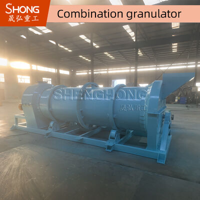 Stirring Tooth-Drum Granulator for Organic Fertilizer with 90% Granulation Rate, 20%-40% Feed Moisture, and 100% Organic Content