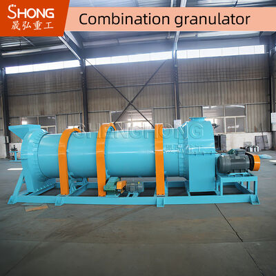 Rotary Organic Fertilizer Granulator Machine 2-20T/H Output