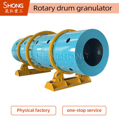 15KW 10t/H Carbon Steel/Stainless Steel Organic Compound Fertilizer Granulating Machine