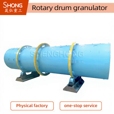 NPK Compound Fertilizer Granulator with 1-20 Tons Per Hour Capacity, 70% Granulation Rate, and Corrosion Resistant Lining