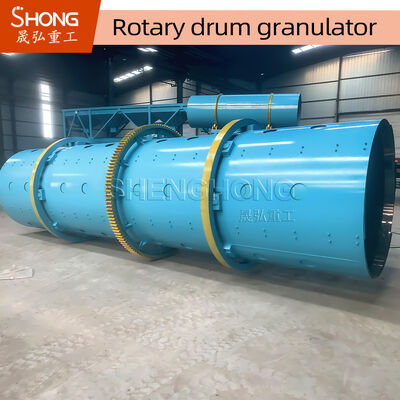 Rotary Drum Granulator for Compound Fertilizer Production with 1-20 Tons Per Hour Capacity and 70% Granulation Rate