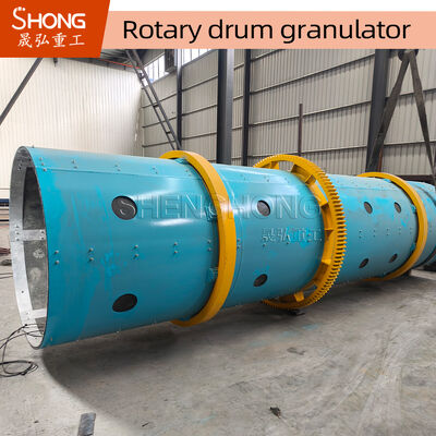 Professional Rotary Drum Granulator for NPK Compound Fertilizer with High Balling Rate, Corrosion Resistant, and Low Energy Consumption