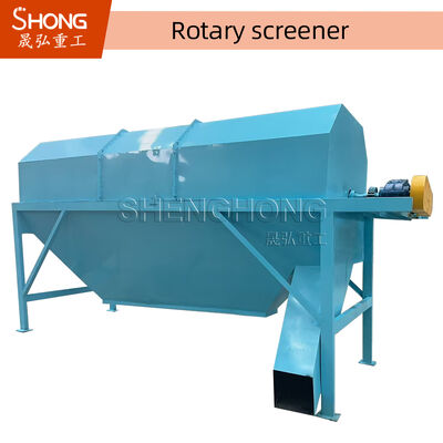 Anti-Clogging Rotary Drum Screener with High Output and Multi-Mesh Compatibility for Fertilizer Lines