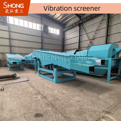 Customizable 304 Stainless Steel Vibratory Screening Equipment for 1-10 Tons Per Hour Animal Waste Processing