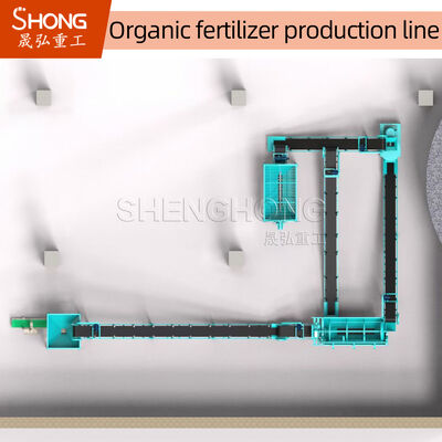 Organic Fertilizer Production Line with Wet Granulation for Ball Shape Granules and Stir Teeth Spare Parts