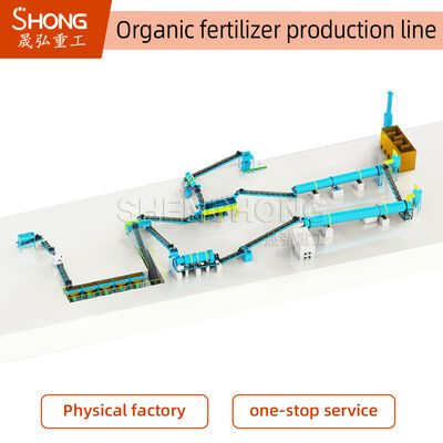 Low Energy Consumption Organic Fertilizer Production Line with High Productivity and Environmental Protection