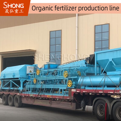 Organic Fertilizer Production Line Manure Making Machine with 1-20 Thousand Tons Per Year Capacity Below 10% Moisture and 380V or Demand Voltage