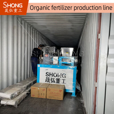 Organic Fertilizer Production Line for Chicken Manure Cow Manure Pig Manure with 1-20 Thousand Tons Annual Capacity and Below 10% Moisture