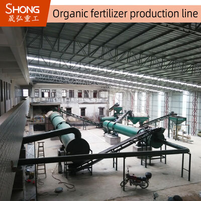 ISO Certified Organic Fertilizer Production Line 1-20 Tons/Hour with Fermentation And Granulation