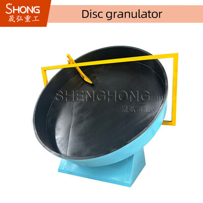 5mm Granules Organic Fertilizer Disc Pelletizer with 93% Pelleting Rate for 20%-40% Feed Moisture