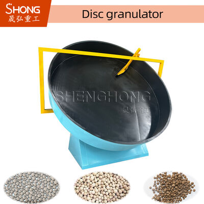Carbon Steel Compound Fertilizer Granulator with Adjustable Pan Angle 35-55° and High Granulating Rate 93%