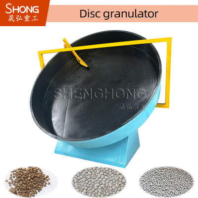 Disc Granulator Pan Granulator for Organic Fertilizer with 3-5mm Granules 380V Voltage and ＞98% Forming Rate