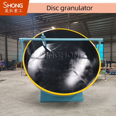 High Capacity Corrosion Resistant 380V Disc Pelletizer Machine for Organic Fertilizer Granulation