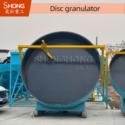 Ball Shape Granules Disc Granulator with 93% Granule Rate and Carbon Steel Construction
