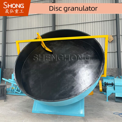 High Efficiency Organic Fertilizer Granulator with Less Than 10% Moisture Content and Carbon Steel Or Stainless Steel Construction