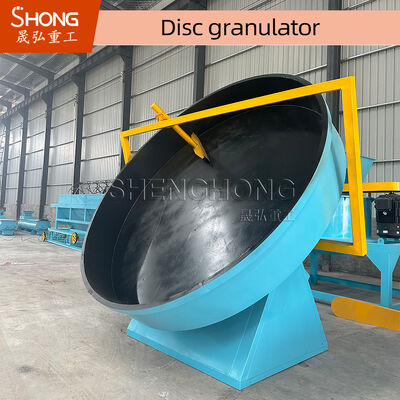Adjustable Disc Inclination Compound Fertilizer Granulator with PID Control and Wear-Resistant Steel Lining