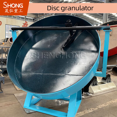 6t/H Ball Shape Disc Granulator with 93% Granulation Rate and Stable Belt Drive for Fertilizer Production