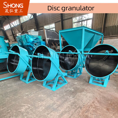 1.7 - 4.2m Diameter Anti-Corrosion Disk Granulator with High Granulating Rate for Organic Fertilizer