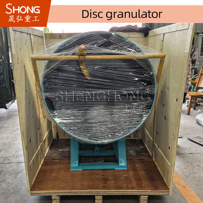 Disc Pan Granulator for Organic Fertilizer Producing Ball Shape Granules with Adjustable Disc Angle and 1 Year Warranty