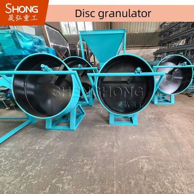 High Efficiency Disc Granulator with 93% Granulation Rate for Organic Fertilizer Production