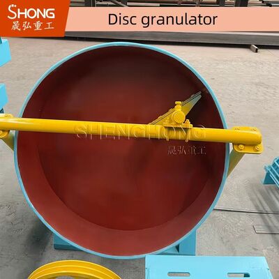 Disc Pan Organic Fertilizer Granulator Machine with 93% Granulation Rate Three Discharge Ports and 380V 50Hz