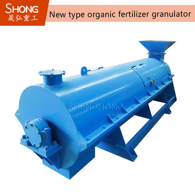 Customized Blue Organic Fertilizer Granulator With 100% Organic Content And 98% Forming Rate