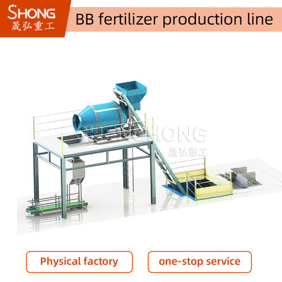 NPK Compound Fertilizer Production Line with 12 Months Guarantee for Ball Shape Granules and Automated Operation