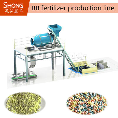 BB Fertilizer Production Line with 1-20t/h Capacity, Customizable Voltage 380V, and 1 Year Warranty for Efficient Fertilizer Blending
