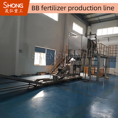 High Working Efficiency BB Fertilizer Production Line with 1-5t/h Capacity and 7.5+4.5KW Power