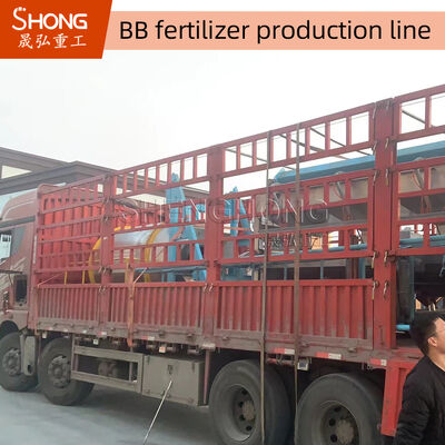 15-22kw BB Fertilizer Production Line with PLC Control System for 10-30 Tons Per Hour Bulk Blending