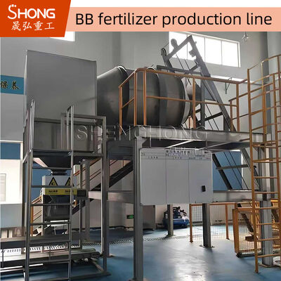 22kw BB Fertilizer Production Line with PLC Control for Uniform Mixing Fertilizer Blending Equipment